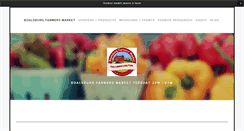 Desktop Screenshot of boalsburgfarmersmarket.com