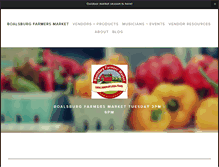 Tablet Screenshot of boalsburgfarmersmarket.com
